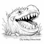 Piranha Teeth Detailed Coloring Pages: For Advanced Users 2
