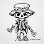 Pirate Skeleton Coloring Pages for Adventure Lovers 2
