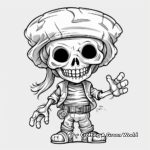 Pirate Skeleton Coloring Pages for Adventure Lovers 3