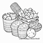 Pixel Art Food Coloring Pages 1