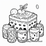 Pixel Art Food Coloring Pages 2