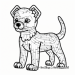 Pixel Perfect Animal Coloring Pages 1