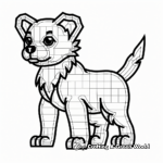 Pixel Perfect Animal Coloring Pages 4