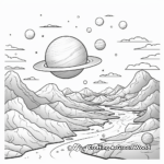 Planet Earth and its Atmosphere Coloring Pages 3
