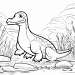 Platypus in its Habitat Coloring Pages 3