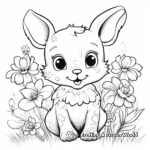 Playful Baby Animals Coloring Pages 1
