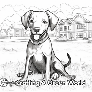 Black Lab Coloring Pages - Free & Printable!