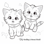 Playful Ragdoll Kittens Coloring Sheets 2