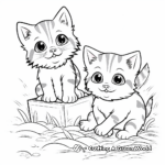 Playful Ragdoll Kittens Coloring Sheets 4