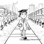 Pomp and Circumstance Graduation March Coloring Page 2