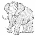 Popular Woolly Mammoth Coloring Pages 2
