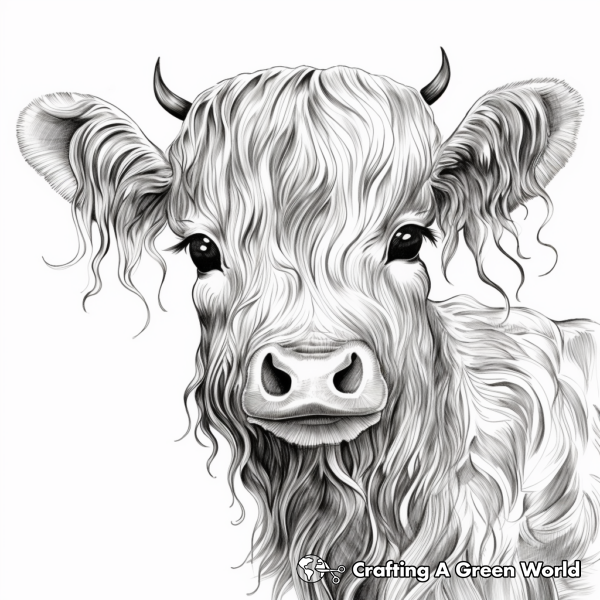 Highland Cow Coloring Pages - Free &amp; Printable!