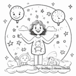 Positive Affirmation Coloring Pages for Pregnancy and Motherhood 4