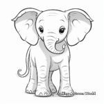 Powerful Elephant Spirit Animal Coloring Pages 4