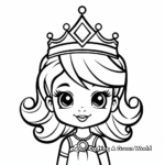 Princess Crown Coloring Sheets 1