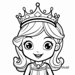 Princess Crown Coloring Sheets 2