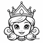Princess Crown Coloring Sheets 4