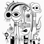 Printable Abstract 2023 Concept Coloring Pages for Artists 4
