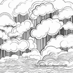 Printable Abstract Cloud Coloring Pages for Artists 3