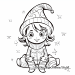 Printable Abstract Gnome Holiday Coloring Pages for Artists 2