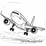 Printable Abstract Jet Coloring Pages for Artists 4