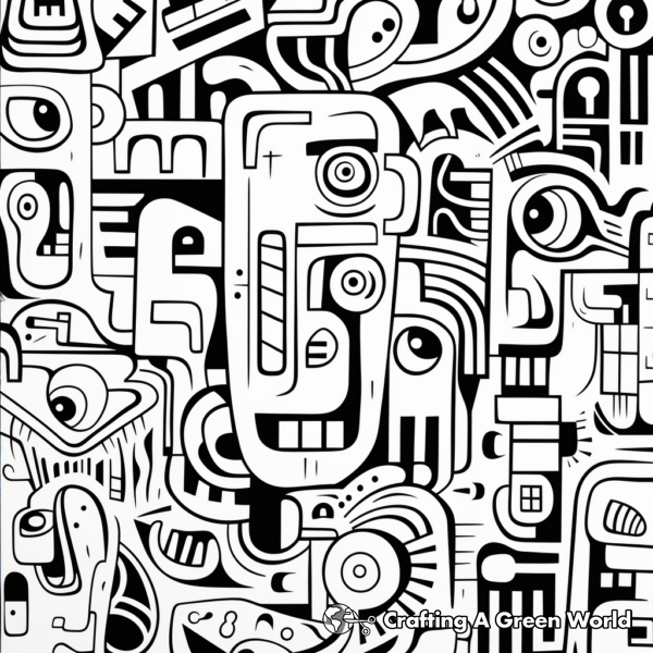 Abstract Coloring Pages - Free &amp; Printable!