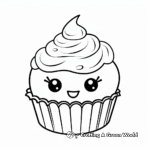 Printable DIY Cupcake Coloring Pages for Creative Kids 2