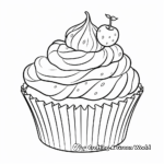 Printable DIY Cupcake Coloring Pages for Creative Kids 4