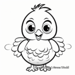 Printable Easter Chick Coloring Pages for Kids 2