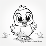 Printable Easter Chick Coloring Pages for Kids 4