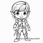 Printable Elf on the Shelf Getting into Mischief Coloring Pages 4