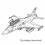 Printable Eurofighter Typhoon Jet Coloring Pages 4