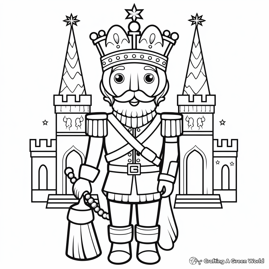 Printable Fairy-Tale Nutcracker Coloring Pages 1