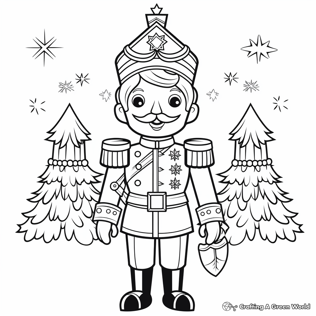 Printable Fairy-Tale Nutcracker Coloring Pages 4