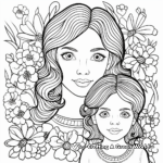 Printable Mothers Day Coloring Pages for Teens 2