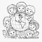 Printable New Year Around the World Coloring Pages 4