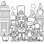 Printable Thanksgiving Parade Coloring Pages 1