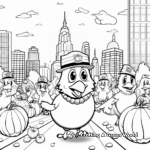 Printable Thanksgiving Parade Coloring Pages 2