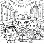 Printable Thanksgiving Parade Coloring Pages 3