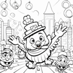 Printable Thanksgiving Parade Coloring Pages 4