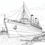 Printable Titanic Historical Events Coloring Pages 4