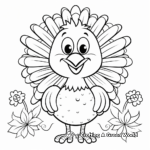 Printable Turkey Coloring Pages for Kids 1