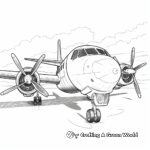 Propeller Plane Coloring Pages 4
