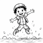 Puddle Jumping Coloring Pages 3