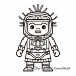 Pueblo Kachina Doll Coloring Pages 2