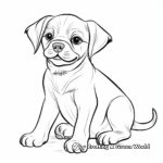 Pug Dog with Cuteness Overloaded Coloring Pages 4
