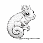 Pygmy Chameleon Coloring Pages: Tiny and Delicate 3