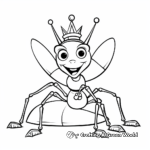 Queen Ant Coloring Pages 3