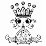 Queen Coqui: Female Coqui Coloring Pages 3