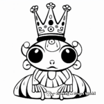 Queen Coqui: Female Coqui Coloring Pages 4